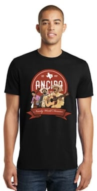 Black Ancira Band Tee Shirt